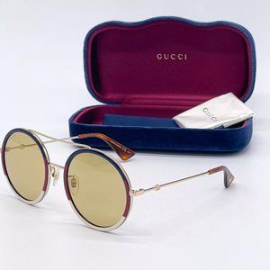 Sale! New Gucci Women's 56mm Gold Metal Sunglasses!